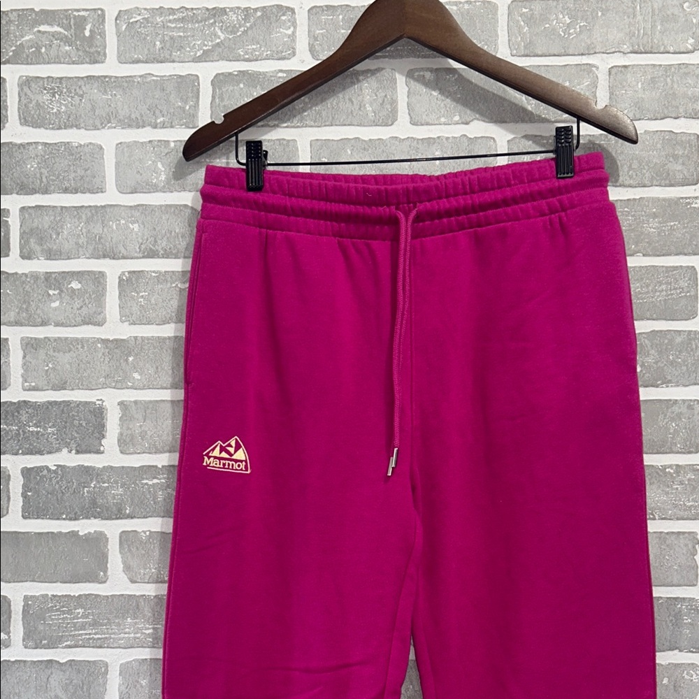 Marmot Peaks Jogger Bright Fuchsia Medium NWT Cozy Sweatpants - Picture 3 of 12